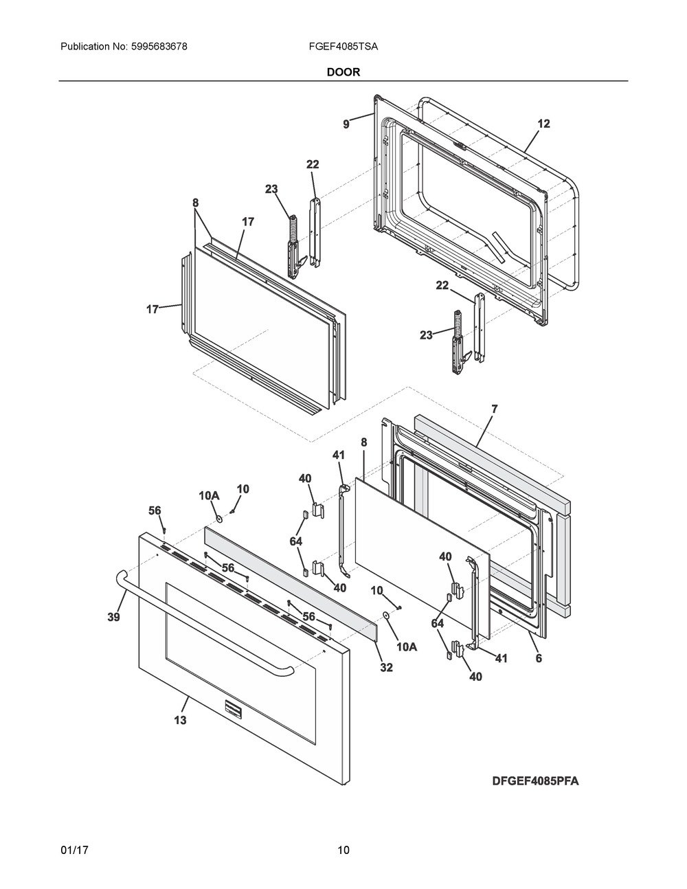 318260552 : 318260552 BAFFLE,DOOR