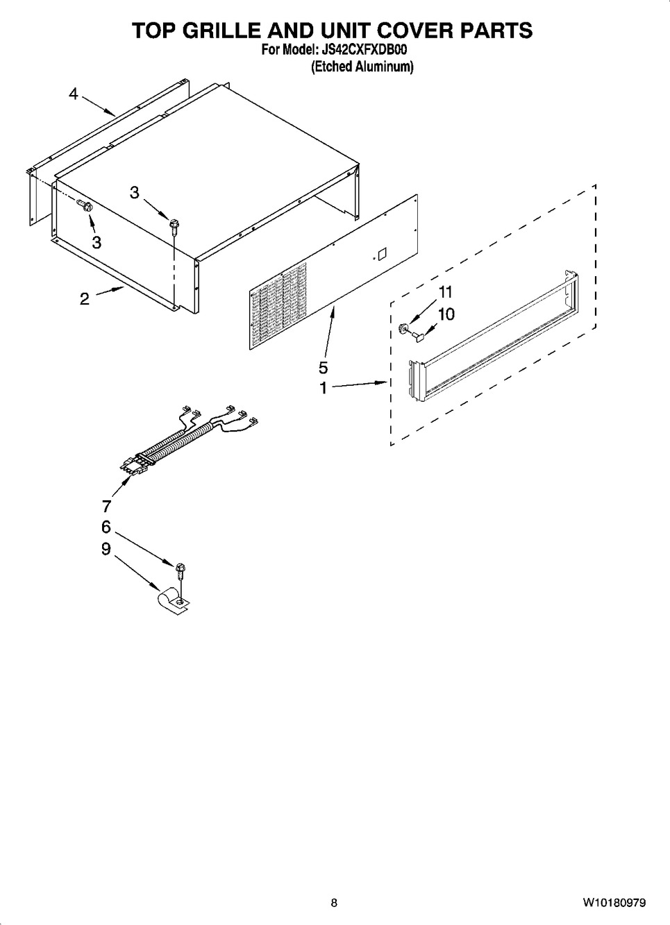 2313978S : 2313978S GRILL-UPPR