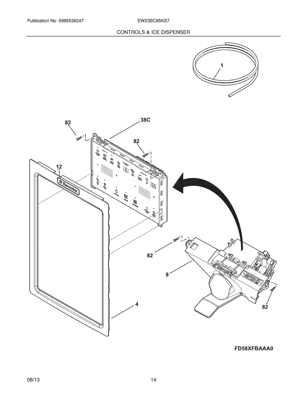 BOARD-CONTROL,ASSEMBLY,BLACK (5304506640)