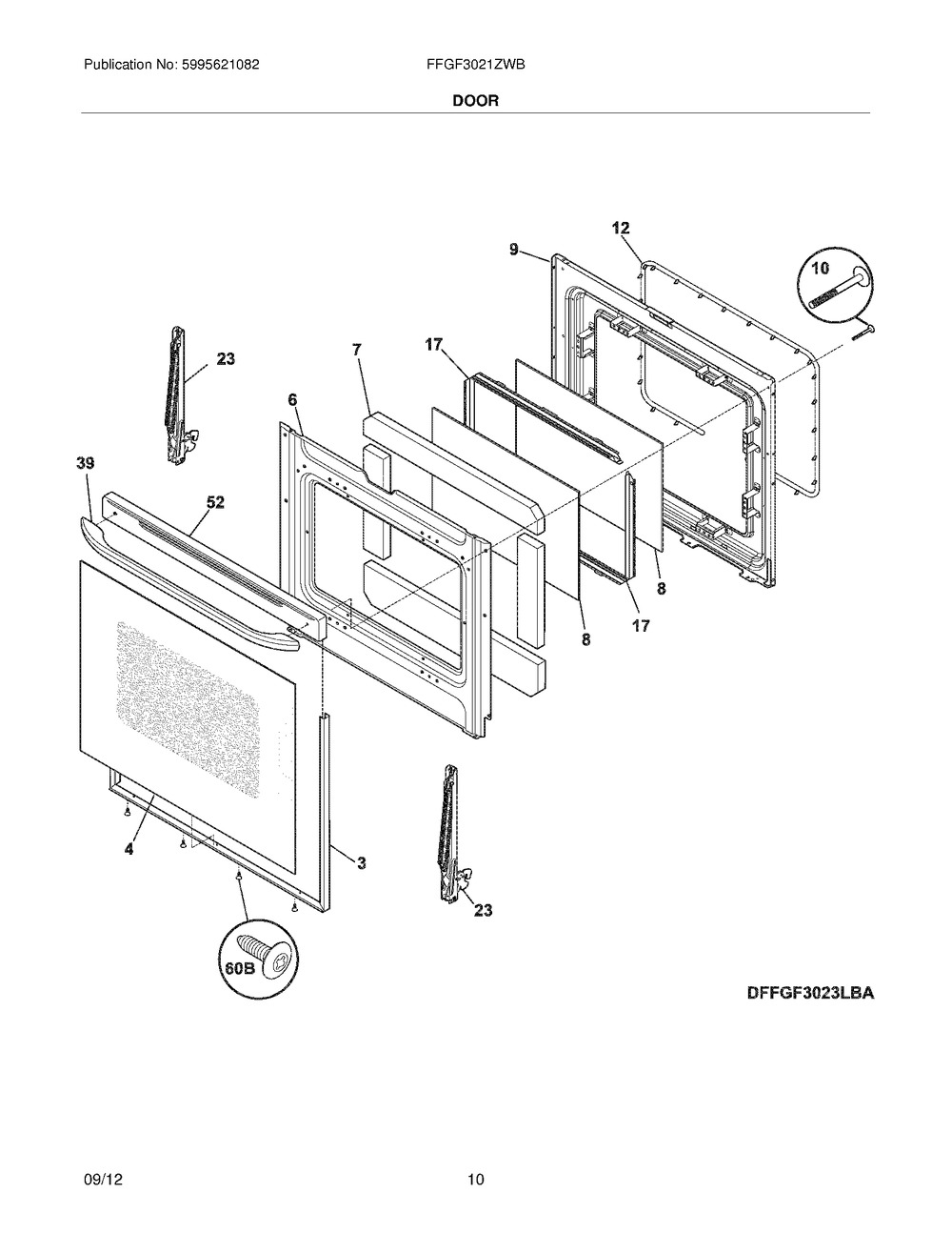 GLASS,OVEN DOOR,WHITE,OUTER (316427200)