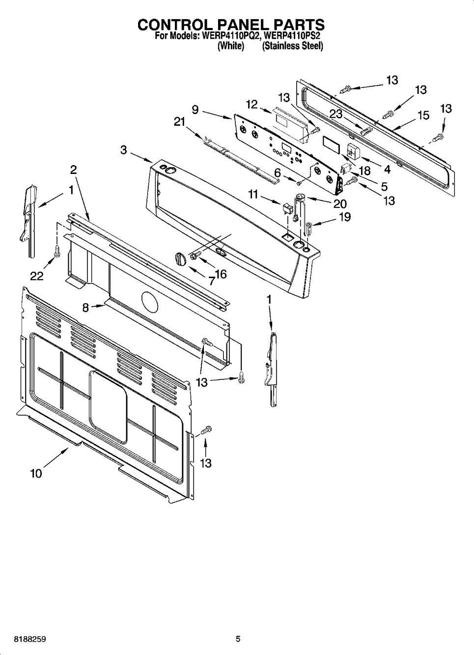 CONTROL PANEL (9758468)