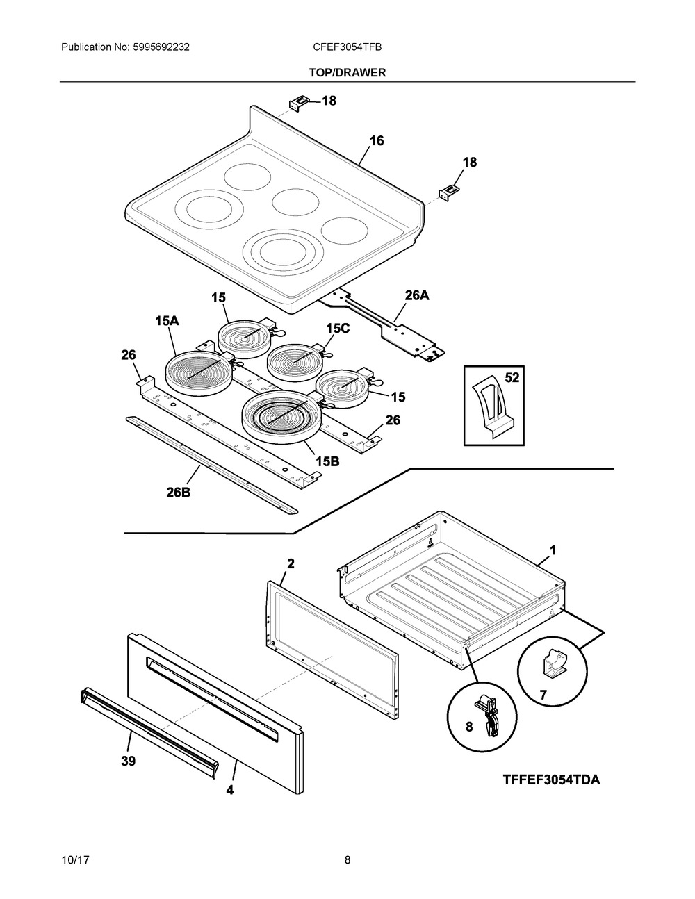 5304513993 : 5304513993 PANEL,DRAWER