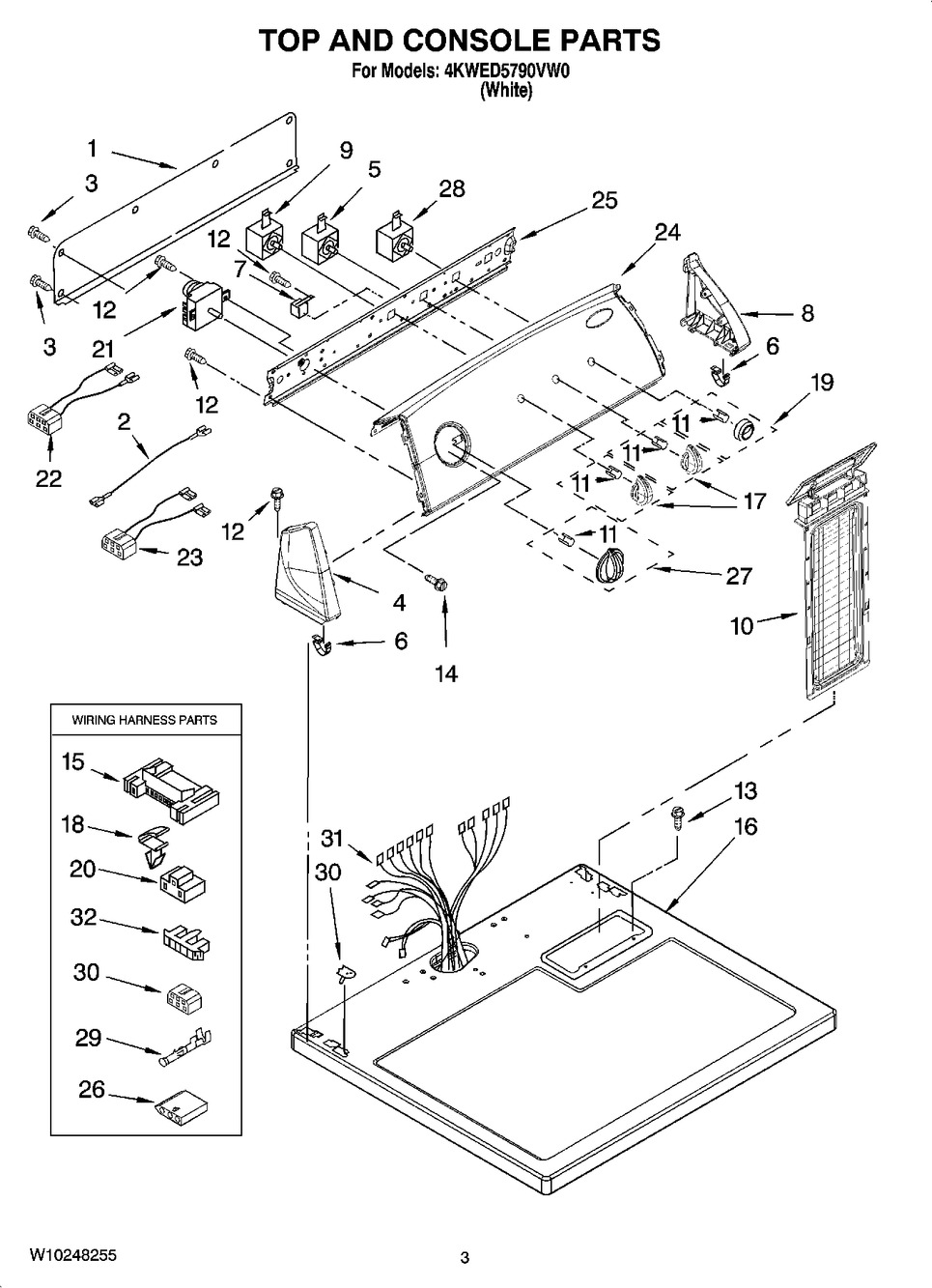 W10167649 : W10167649 HARNS-WIRE