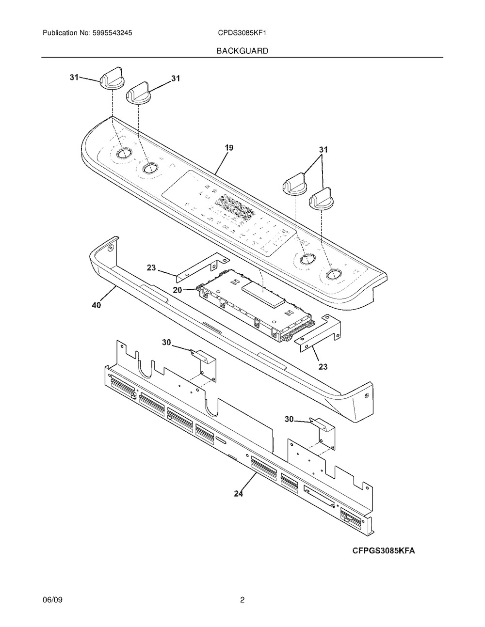 FRIGIDAIRE RANGE CLOCK & TIMER (316462883)