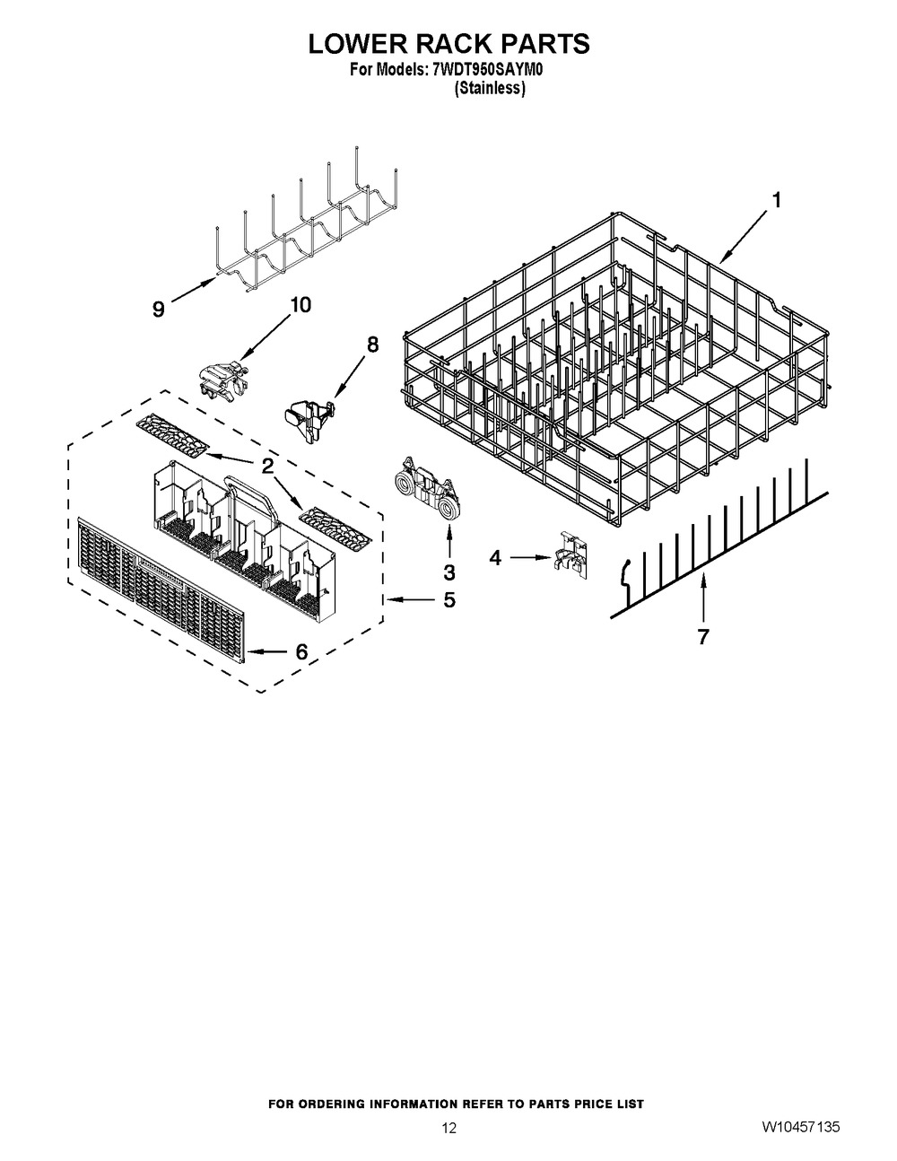 WPW10386883 : WPW10386883 DISHRACK