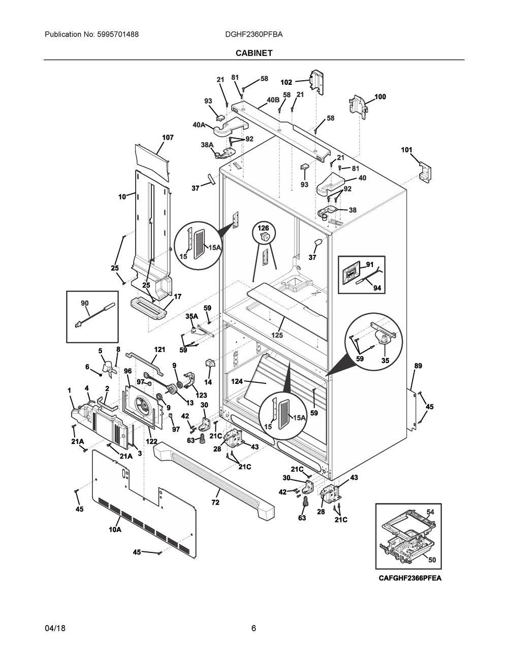 ELECTROLUX/FRIGIDAIRE, BOARD ASSEMBLY,MAIN POWER,W/HO, 5304508861