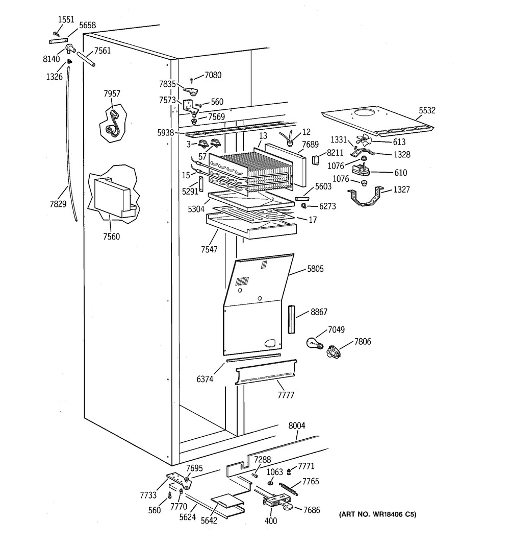 BAFFLE EVAP