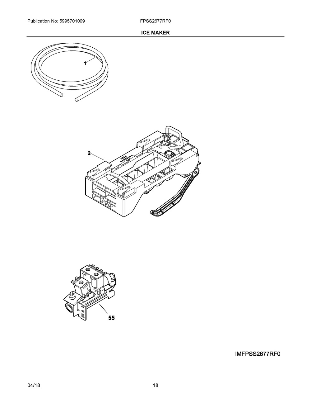 241850618 : 241850618 S/A I/M TUBE AND INLET LINE
