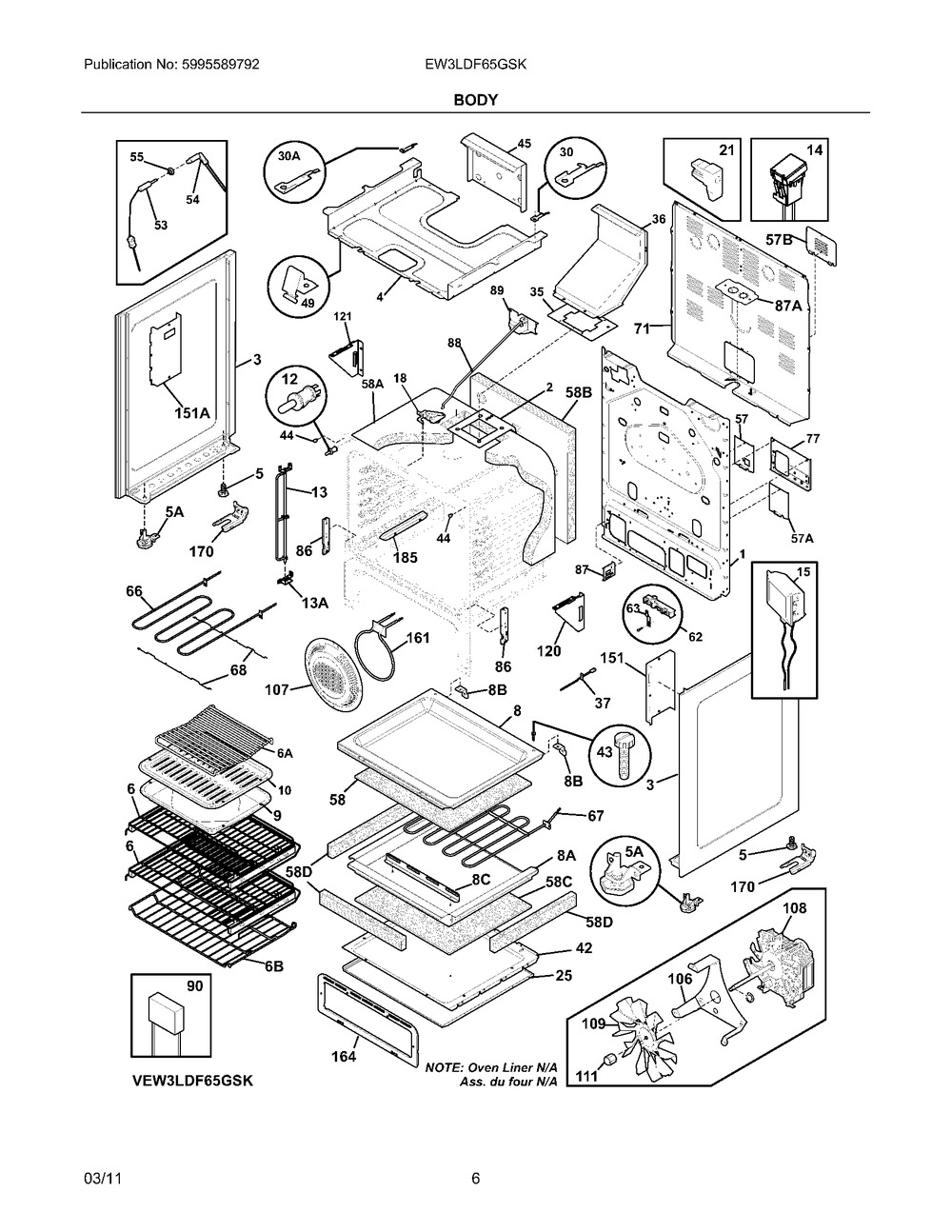 316283202 : 316283202 SHIELD,REAR WALL,71
