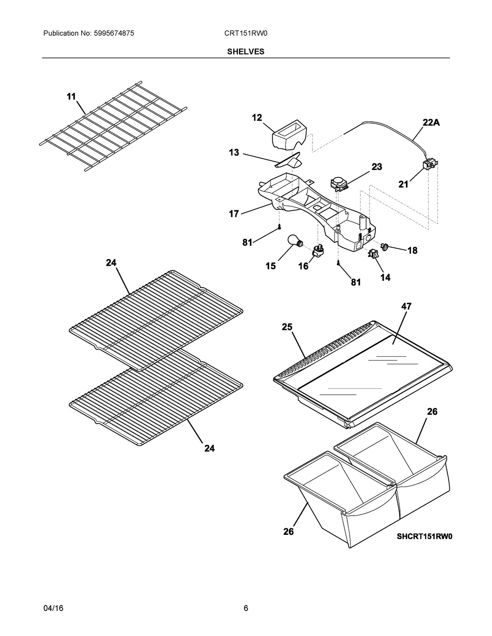 COVER,CRISPER PANS (5304497387)