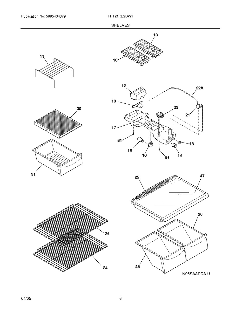 240360907 SHELF, SLIDING, WIRE