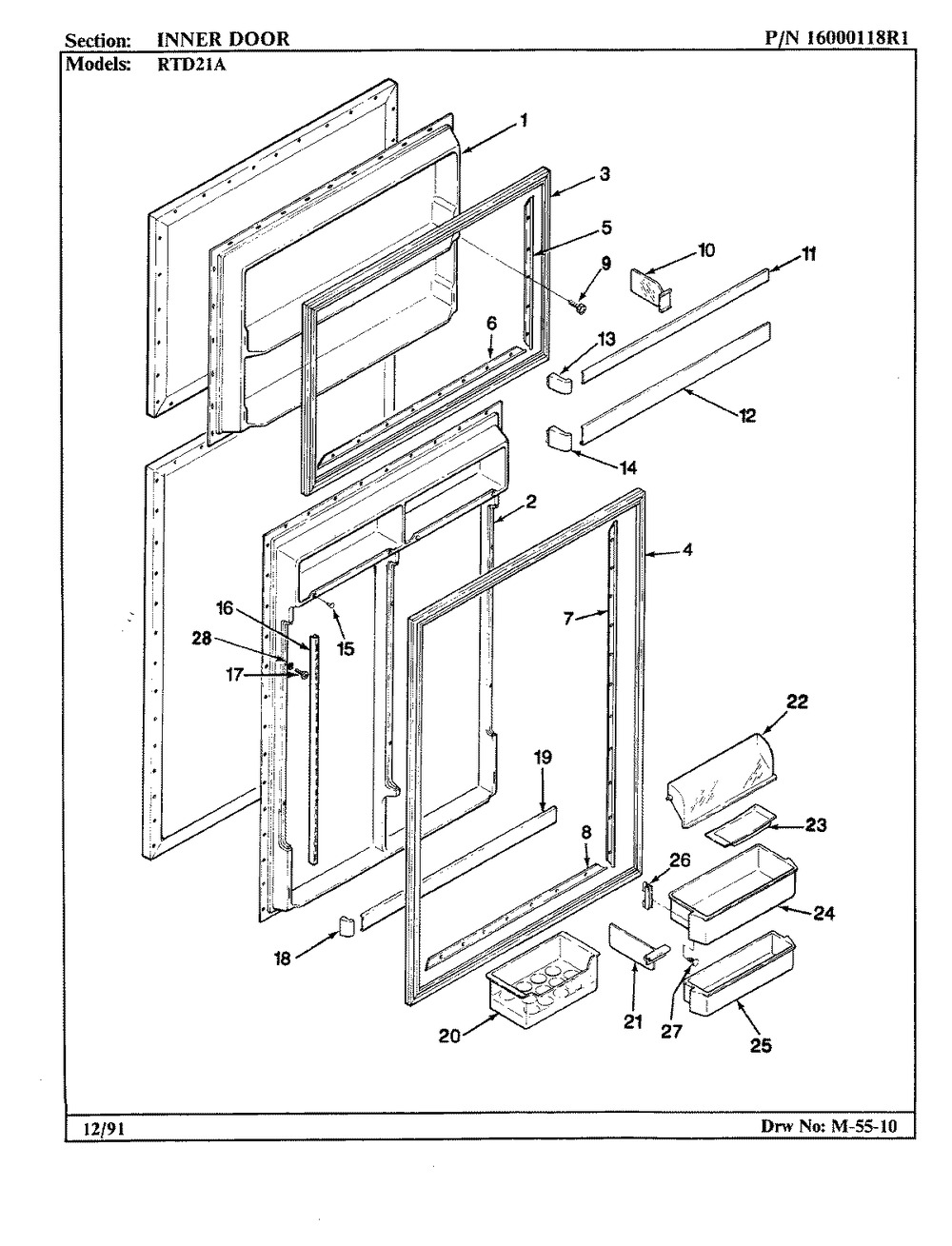 Whirlpool Refrigerator Door Shelf End Cap, Left or Right, Beige (67213-1)