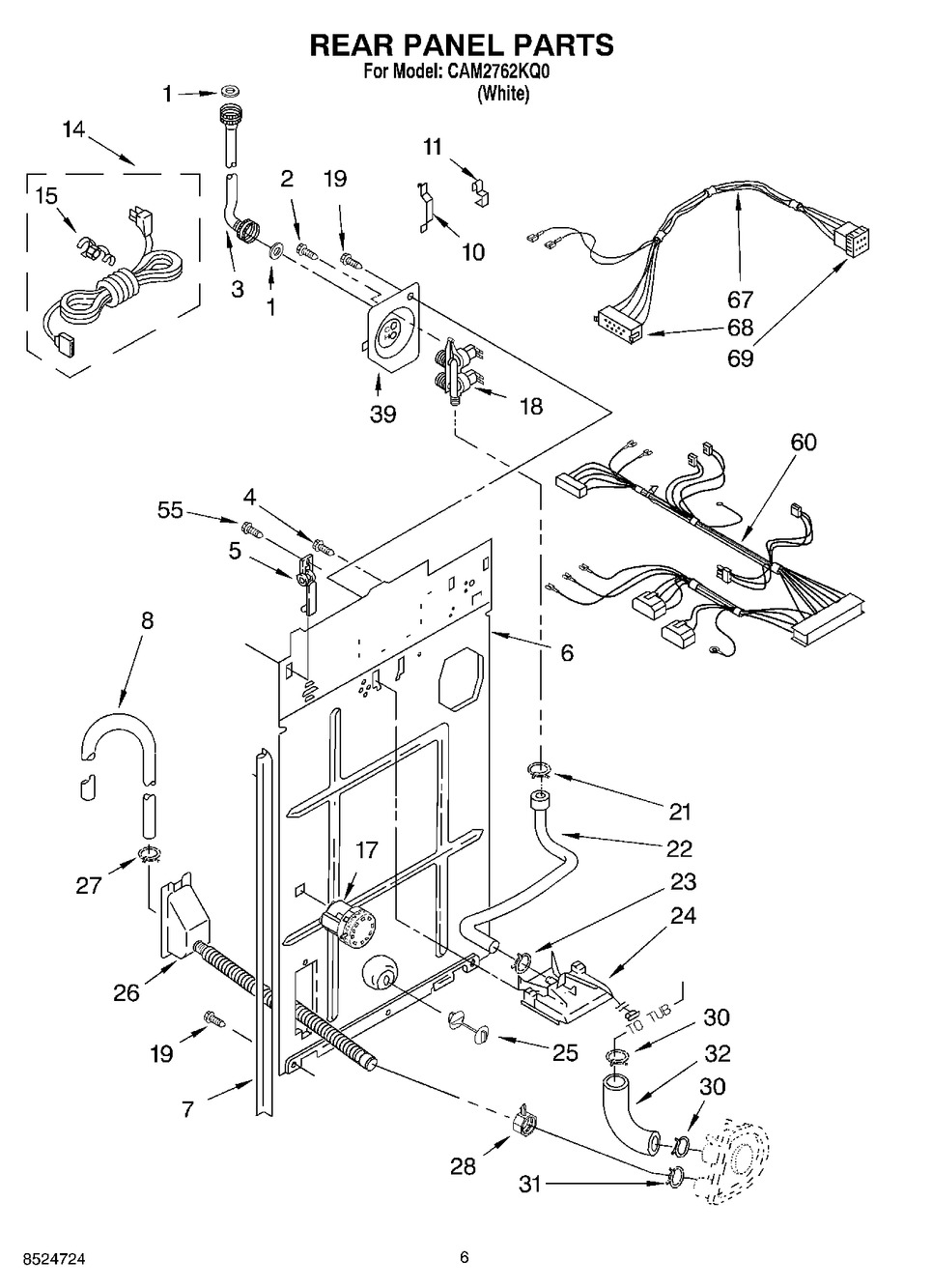 Whirlpool W10339019 Washer Water Level Switch Kit