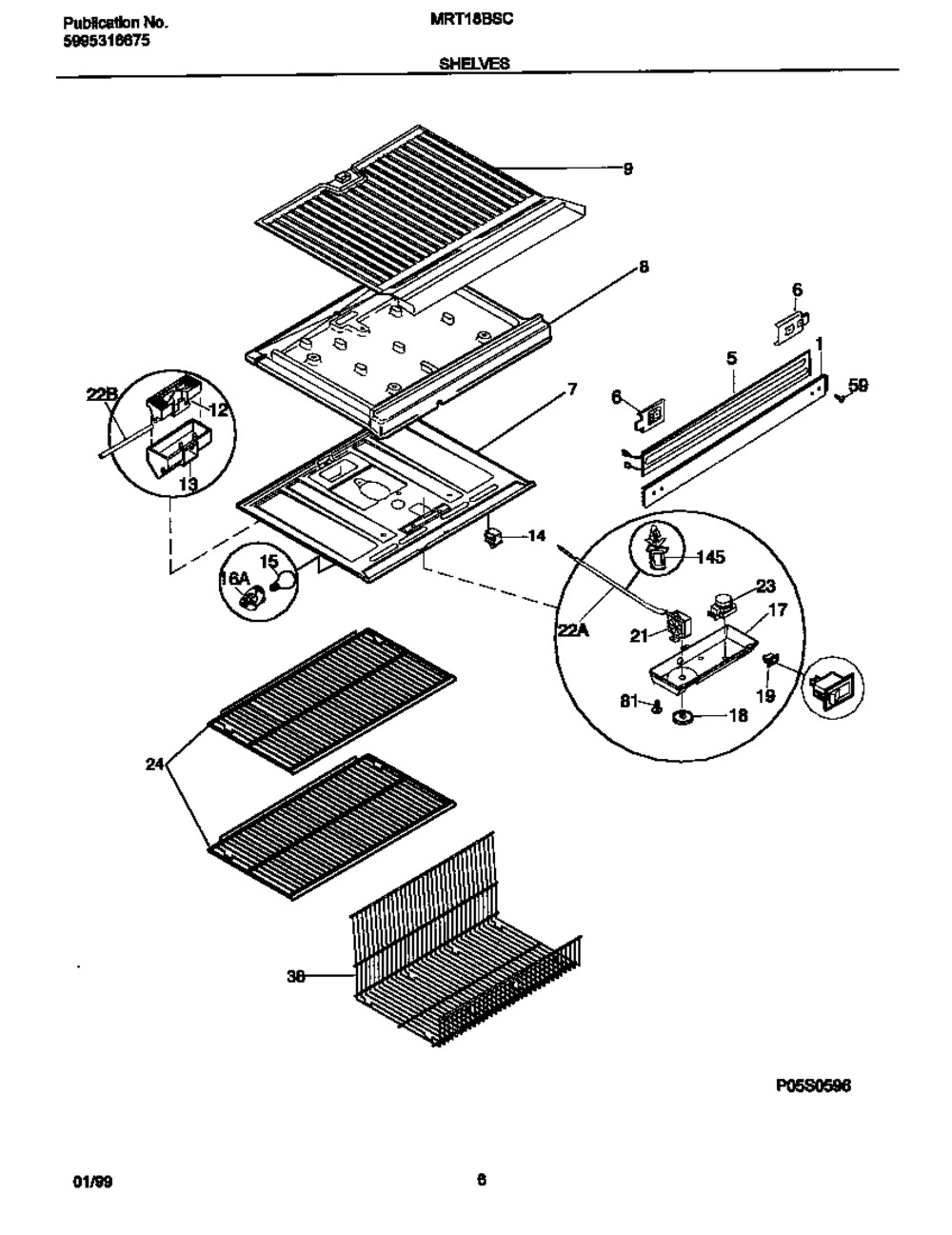 218758400 : C++ 218758400 SERVICE DATA SHEET/WIRING