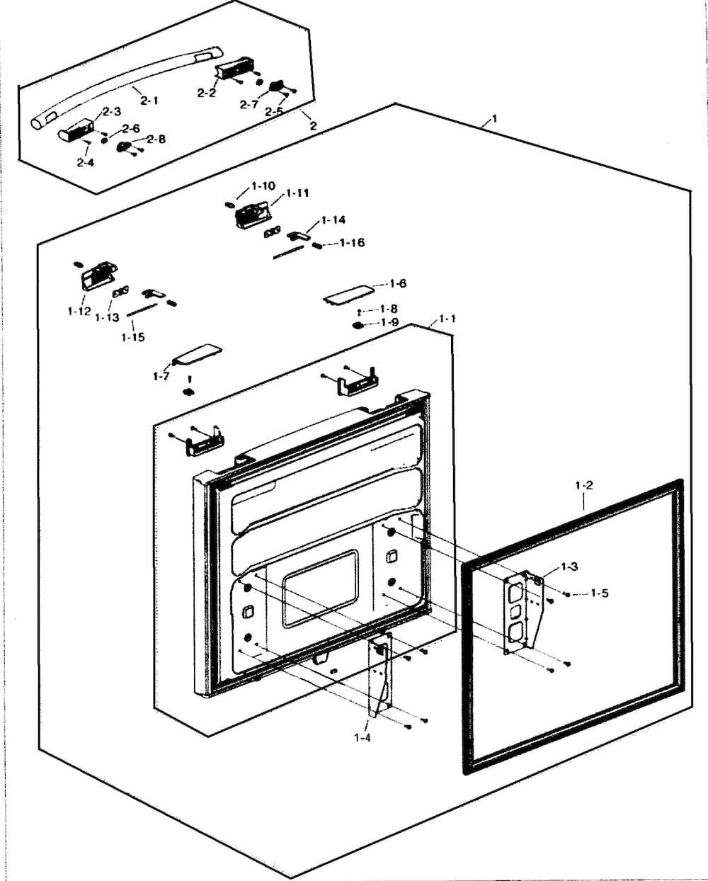 GASKET DOOR-FRE;NW2-FDR,PV (DA63-07734A)