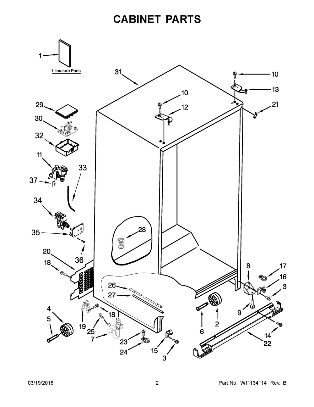 HINGE-DOOR (W10901054)