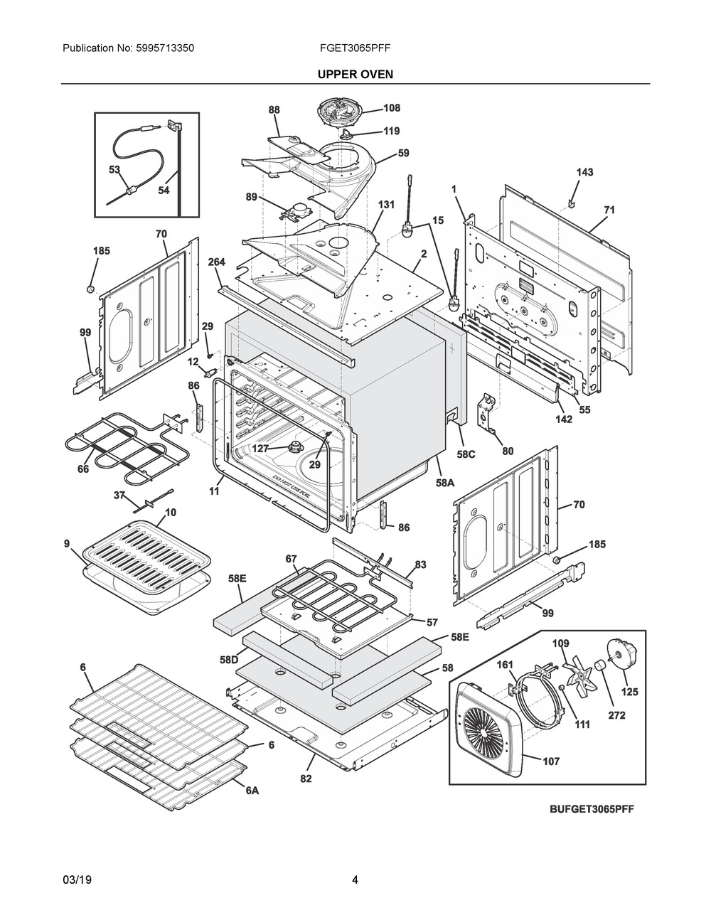 5304507706 : 5304507706 HARNESS,WIRING,UPPER OVEN,MDL
