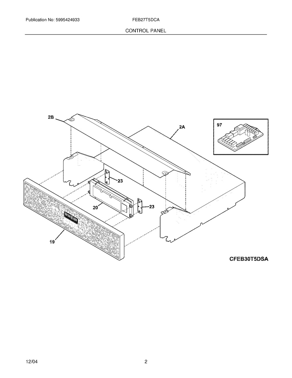 Frigidaire 316429800 Range Dual Oven Relay Board