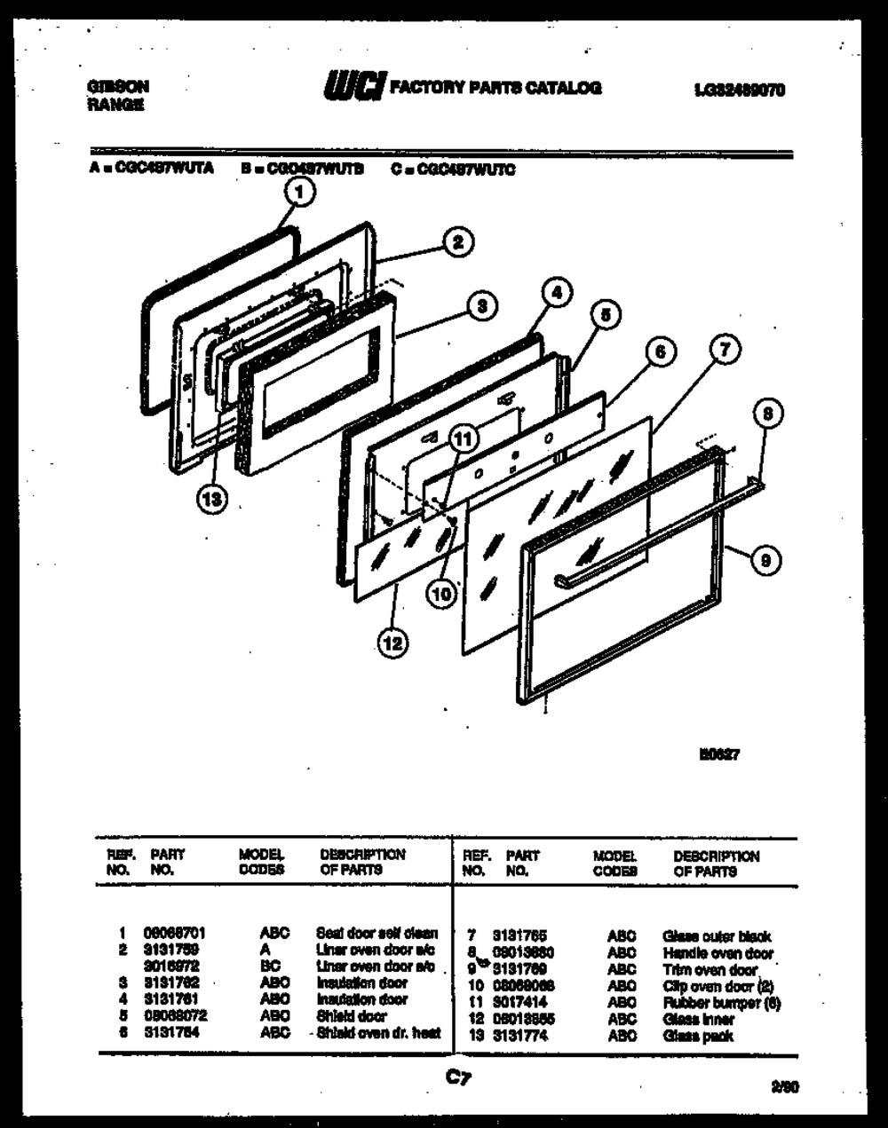 5303311533 : 5303311533 SEAL,OVEN DOOR
