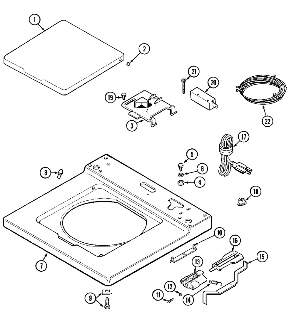 LID SWITCH (WP206415)
