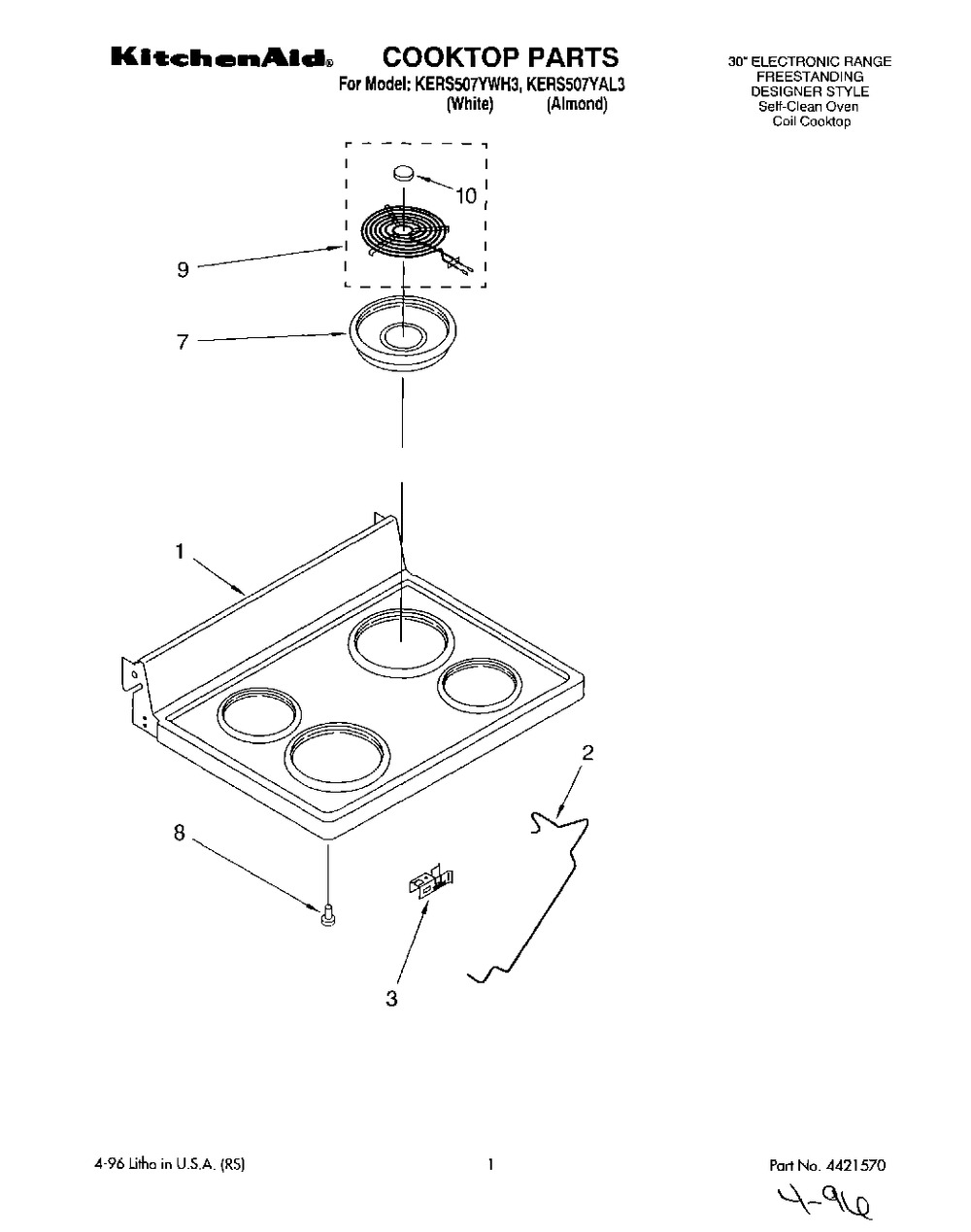 WHPL 6" BLACK PAN (4421412)