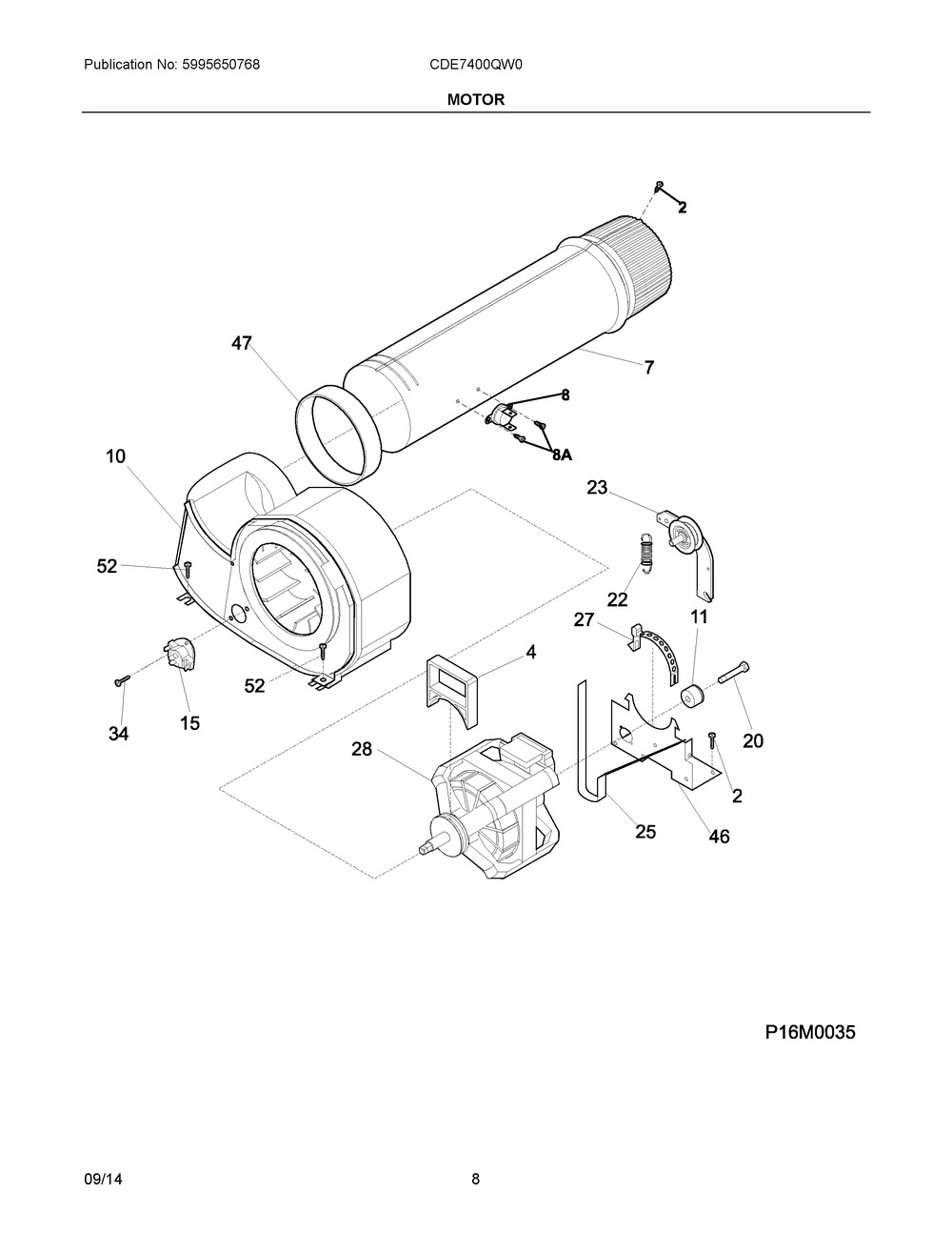 137403200 : C++ 137403200 MOTOR MAIN DRIVE 115V 60HZ