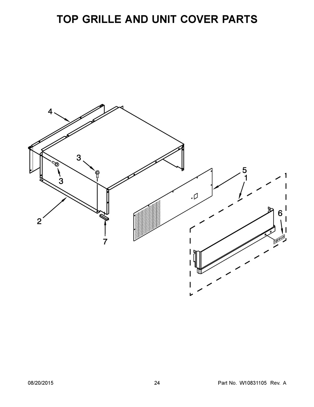 W11624932 : W11624932 GRILL-UPPR