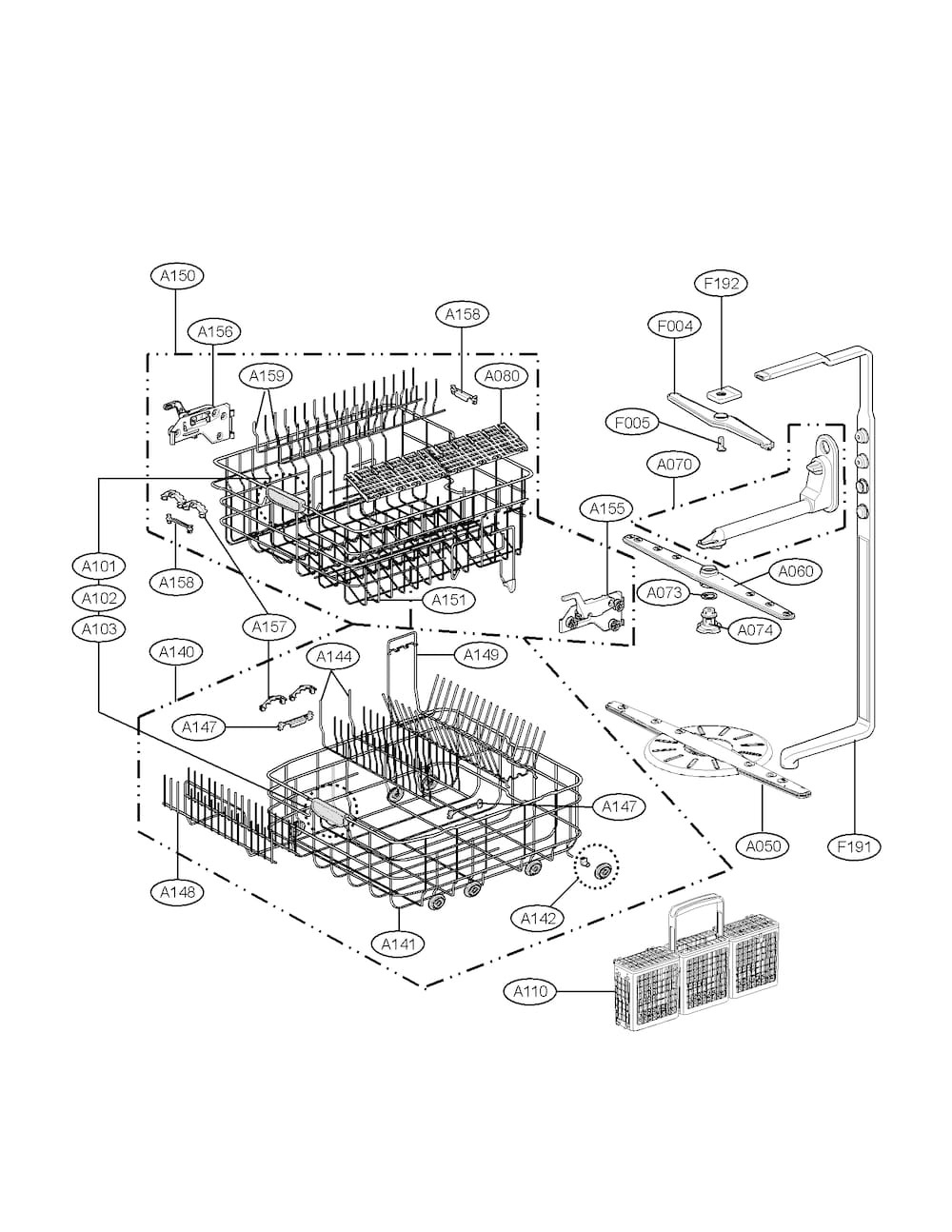 LG RACK (3750ED1005A)