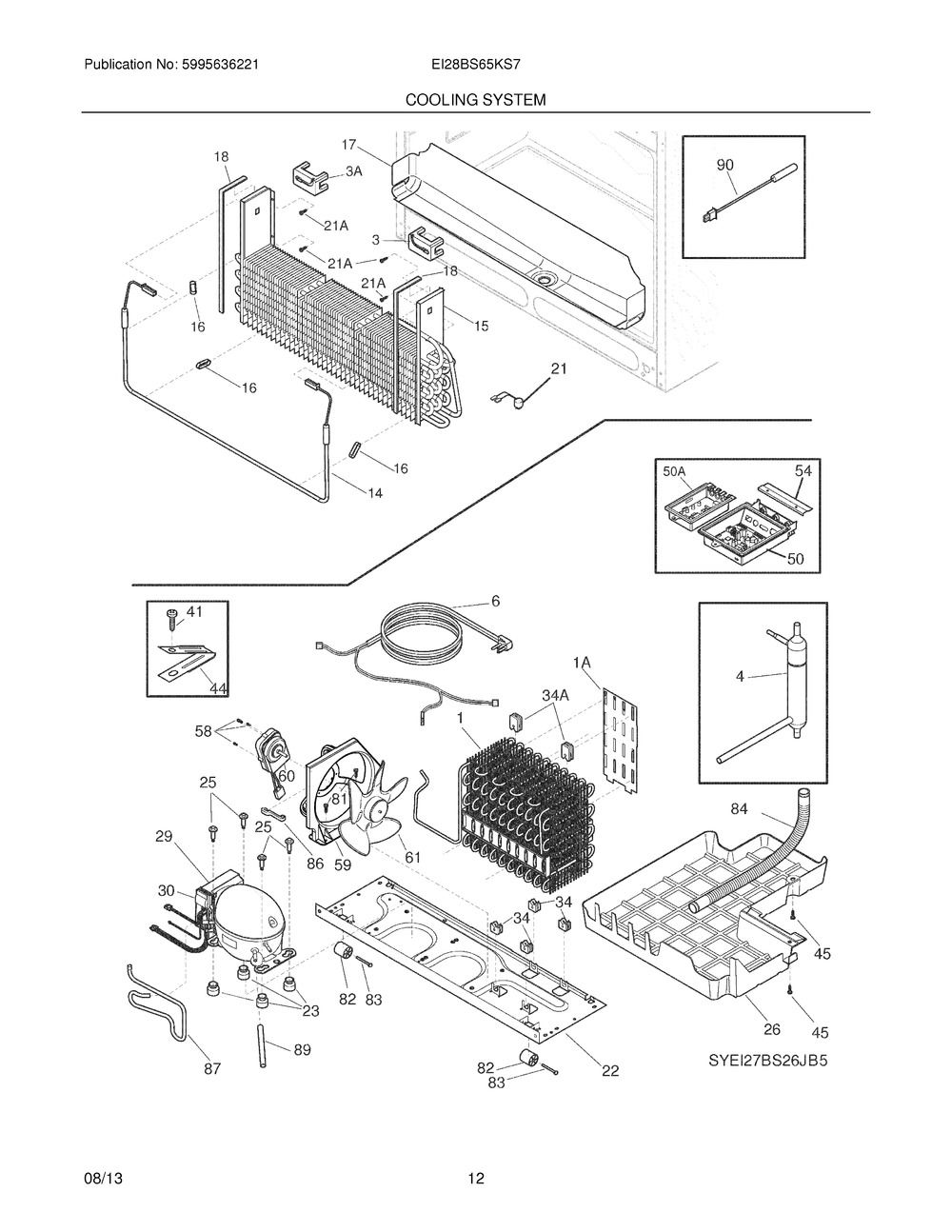 FRIGIDAIRE REFRIGERATOR MAIN POWER BOARD & HOUSING (242115278)