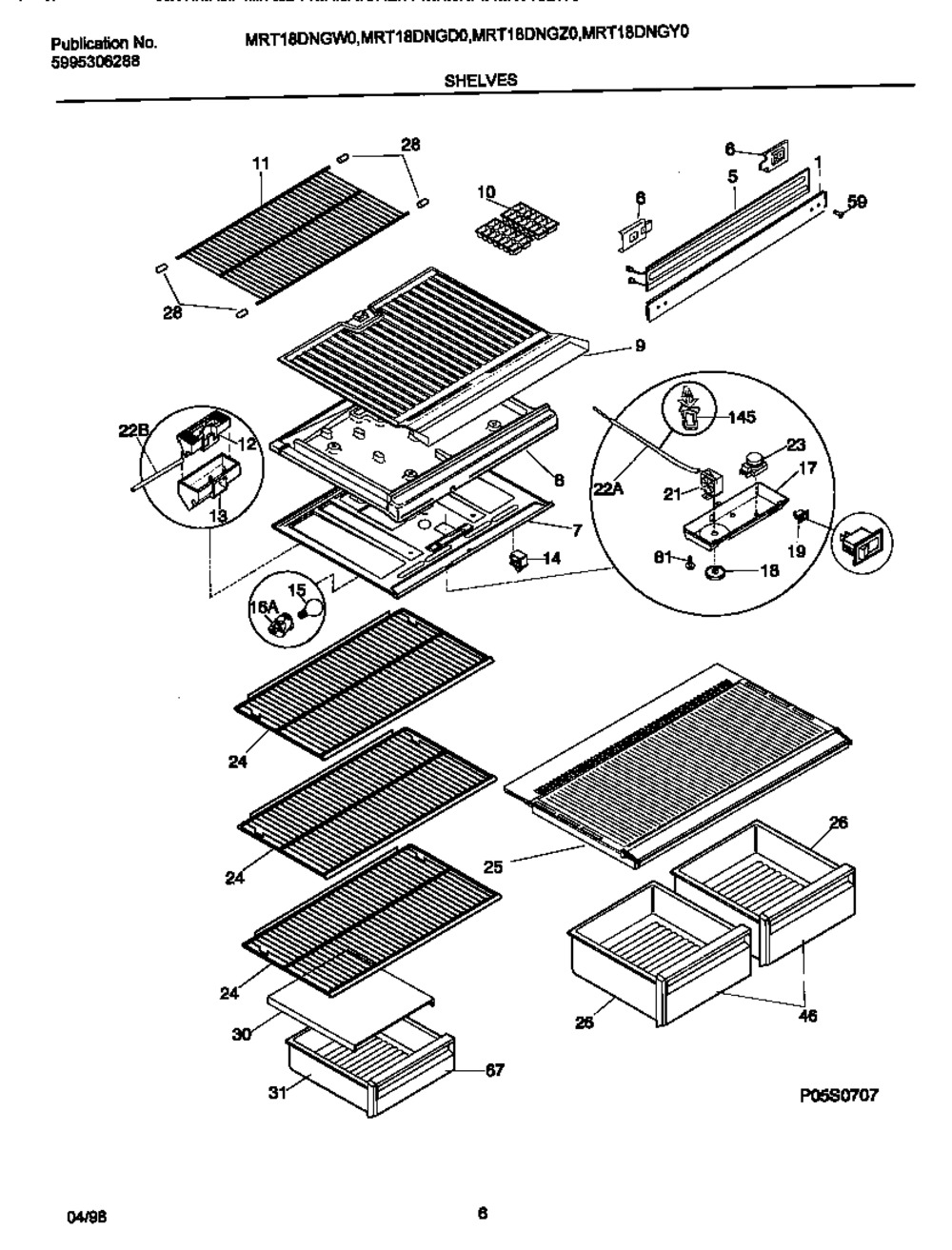 Frigidaire Refrigerator Crisper Drawer Cover (218817400)