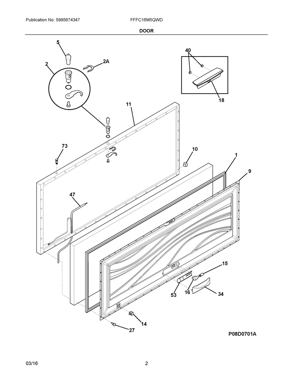 PANEL-INNER DOOR,FRZR (297376000)