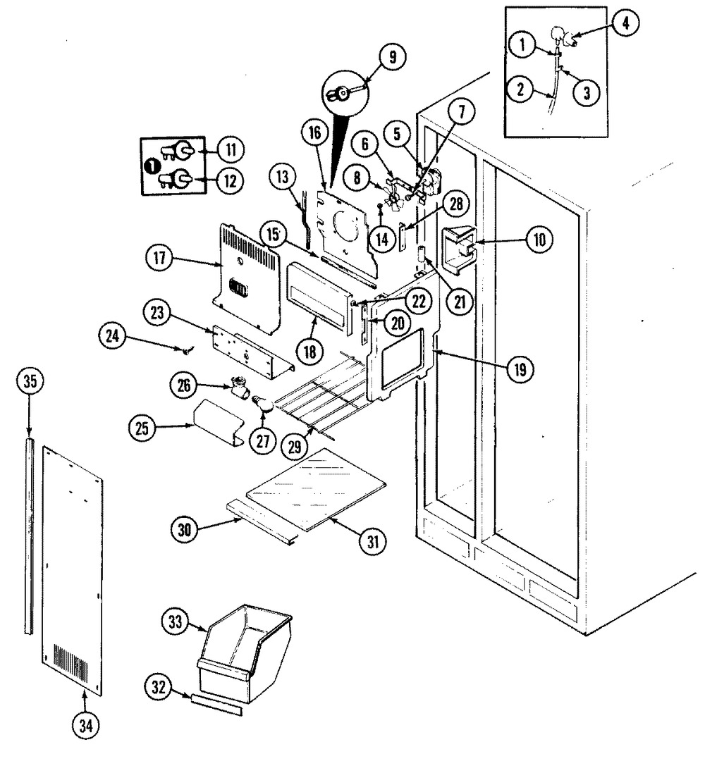 Universal Refrigerator Evaporator Fan Motor Kit (85-UEFM-1)