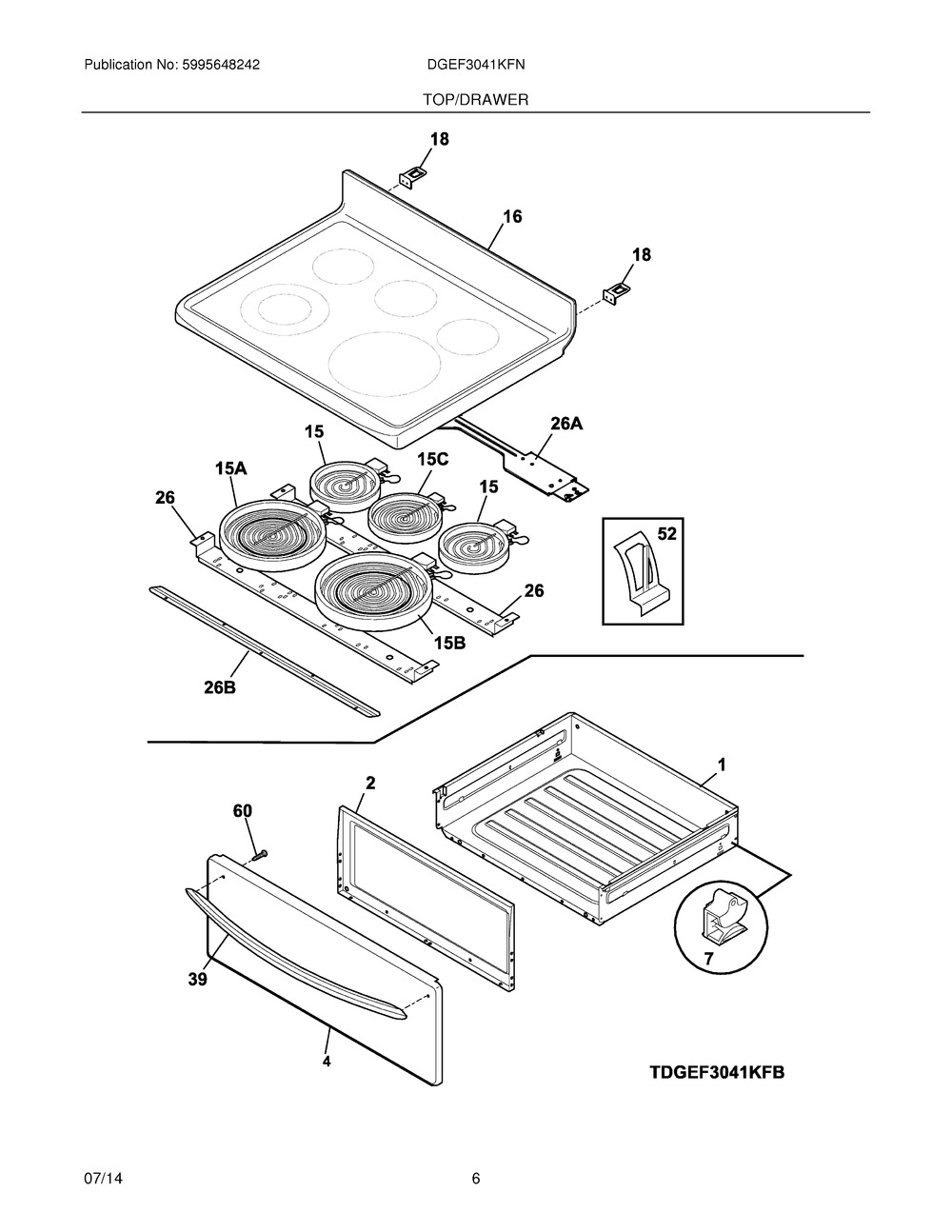 HARNESS,WIRING,SURFACE UNITS (316580475)