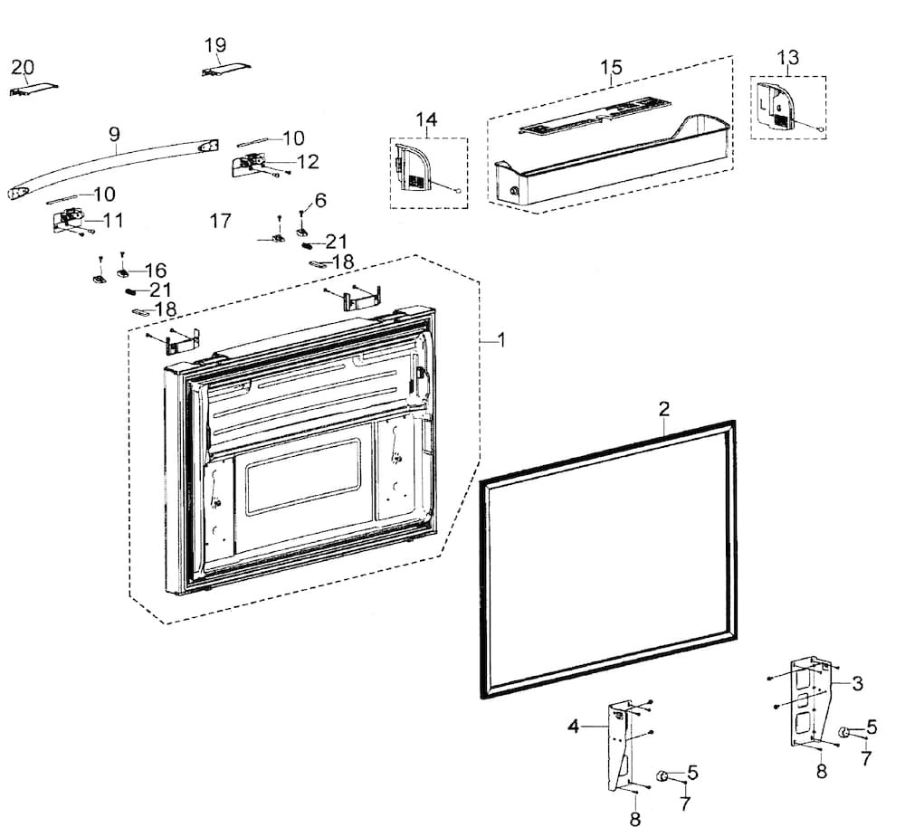 DA97-08175A : DA97-08175A GUARD ASSY,FRE FRE AW2
