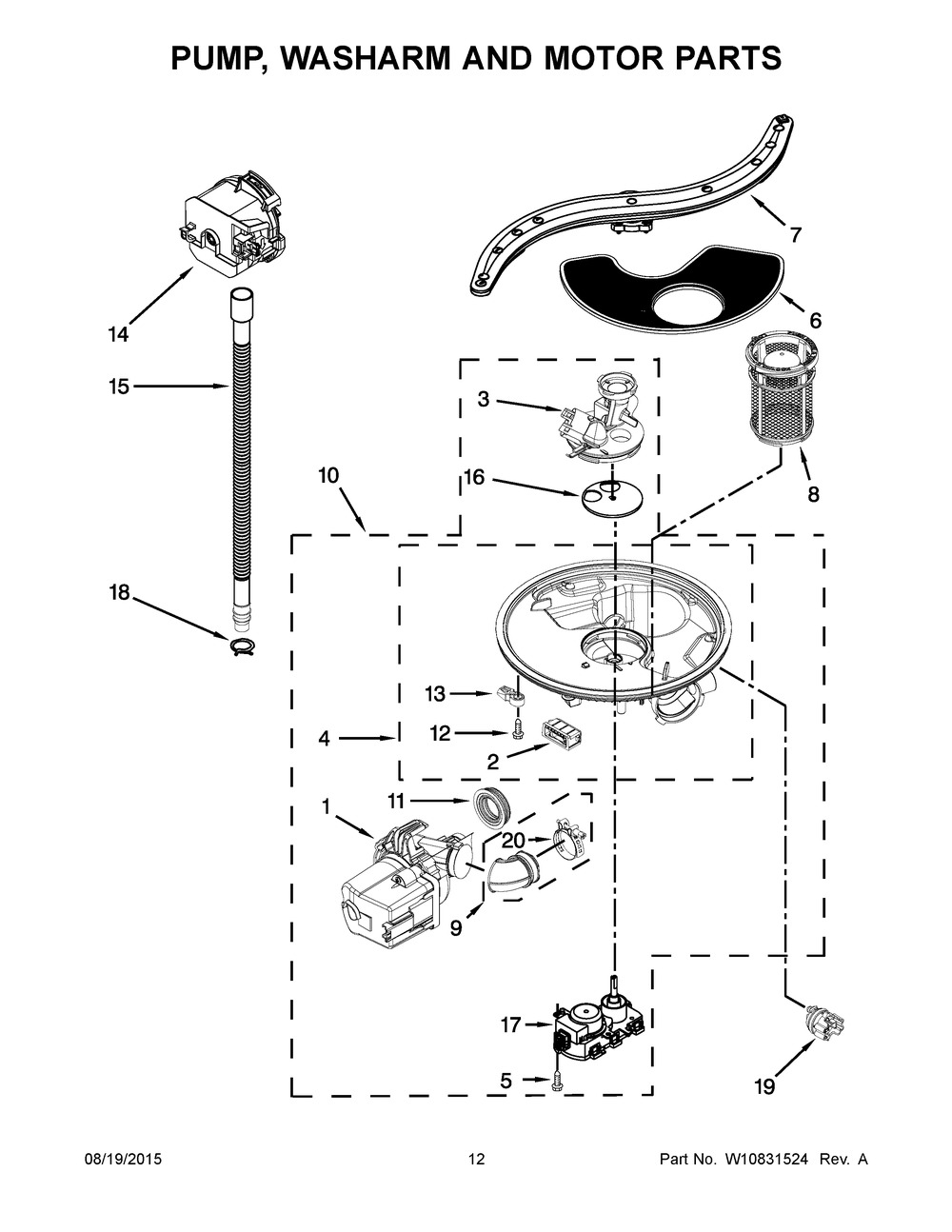 W10907620 : W10907620 PUMP&MOTOR
