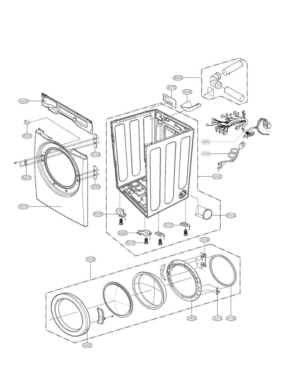 LG DOOR PANEL (3581EL0002B)