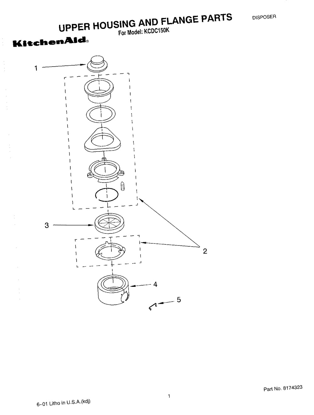 WHIRLPOOL, KIT-FLANGE, WP4172173A