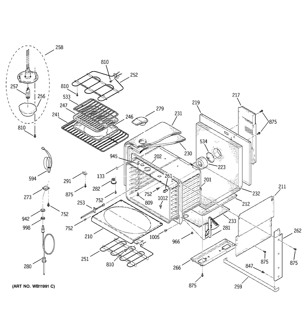 GE, ELEMENT BAKE, WG02F02053
