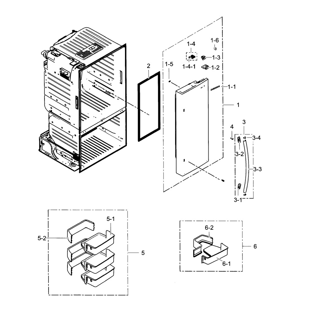 ASSY GASKET-REF;AW2- (DA97-13015E)