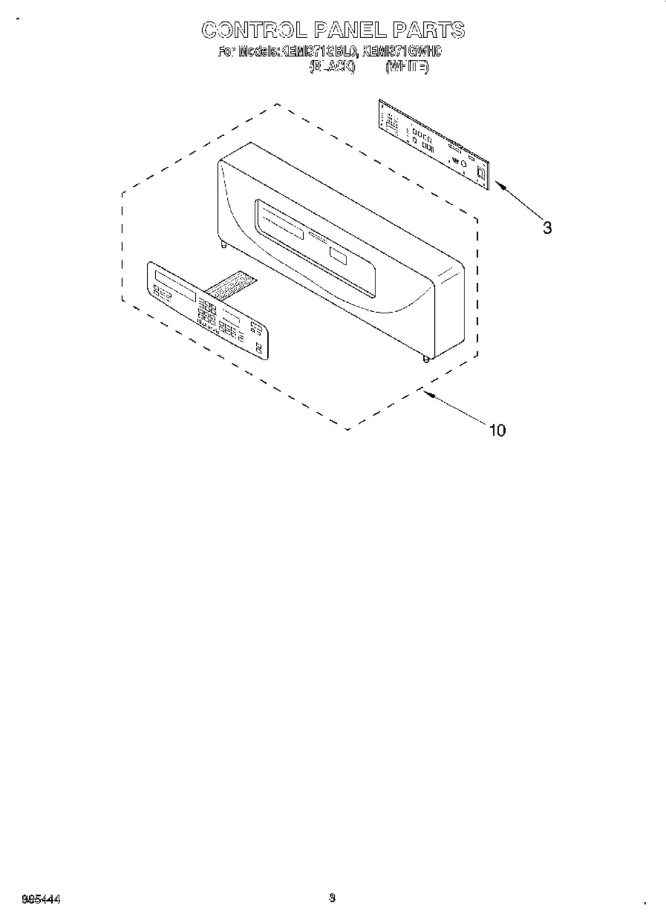 CONT PNL- KA WHT 27" (4448450)