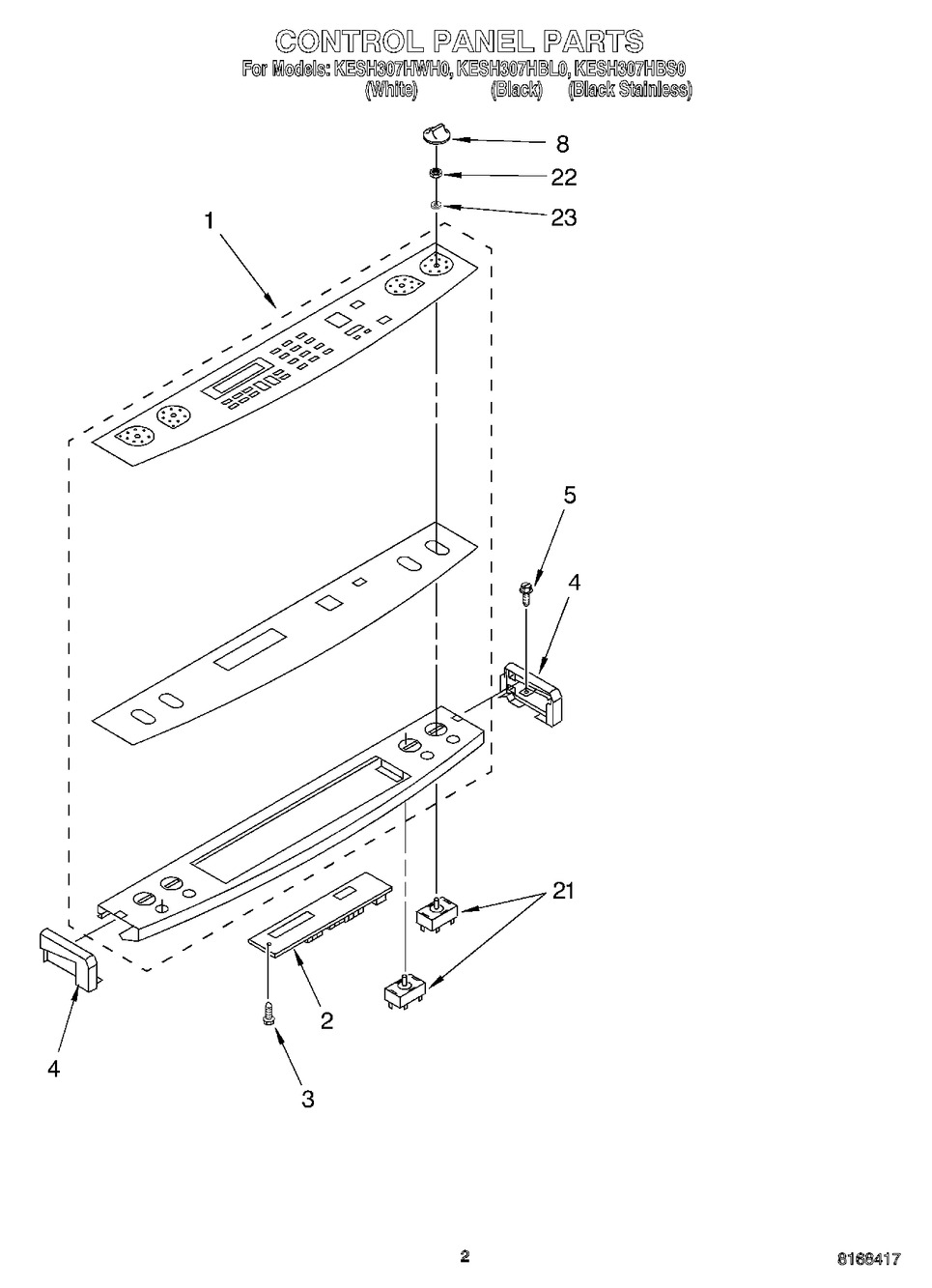 WHPL CONTROL PANEL (9753896CB)