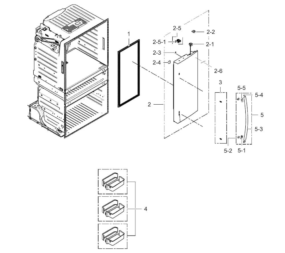 ASSY GUARD-REF RIGHT;AW4-4 (DA97-13805A)