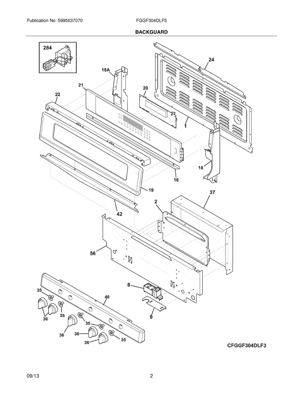316259502 : 316259502 CONTROLLER,ELECTRONIC,ES610