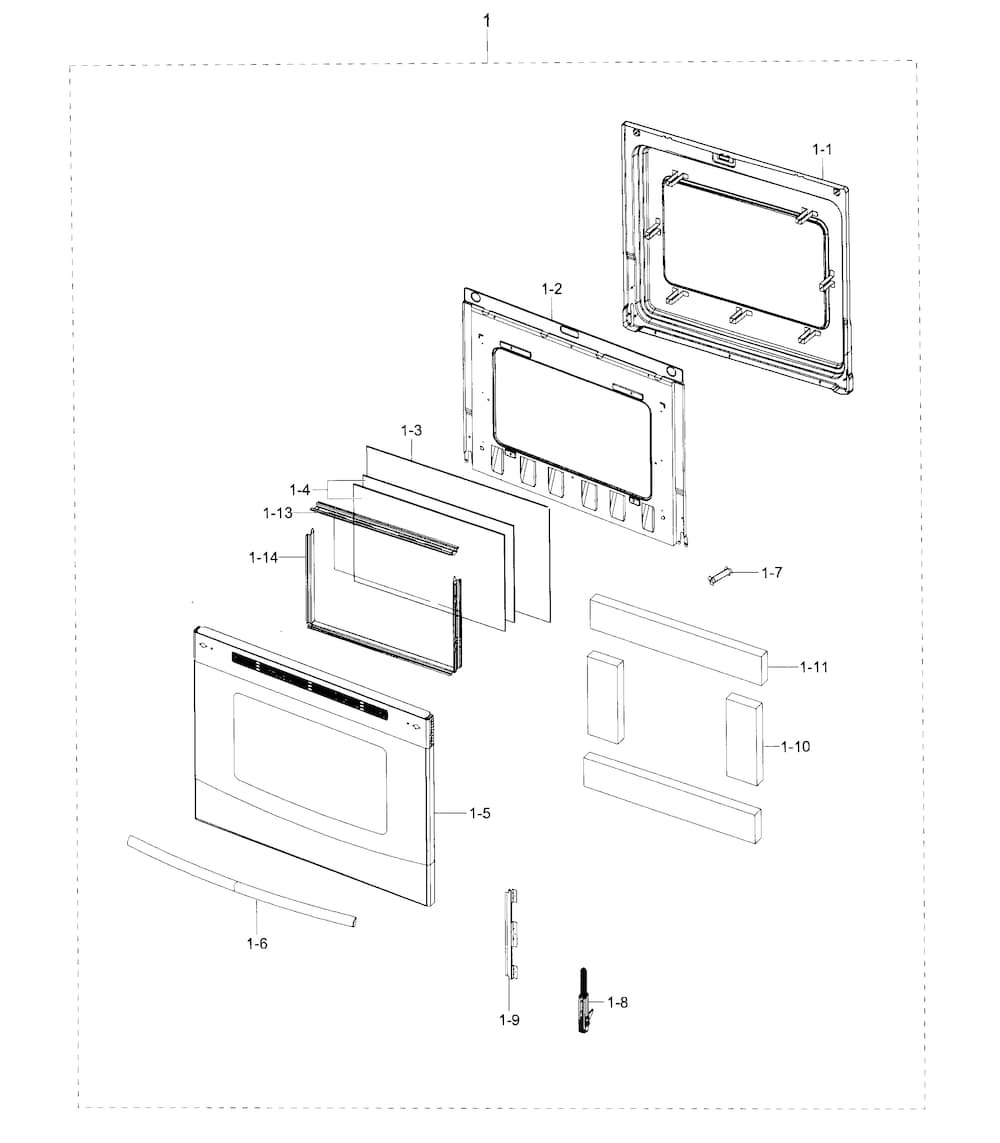 SAMSUNG DOOR (DG94-01249A)