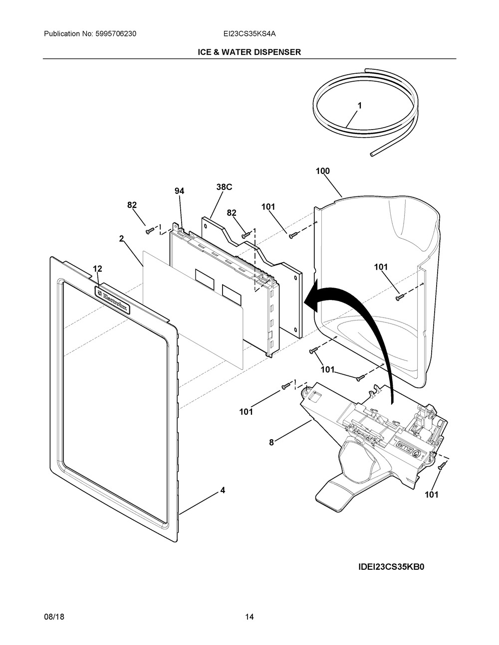 242091203 : 242091203 SWITCH-MEMBRANE