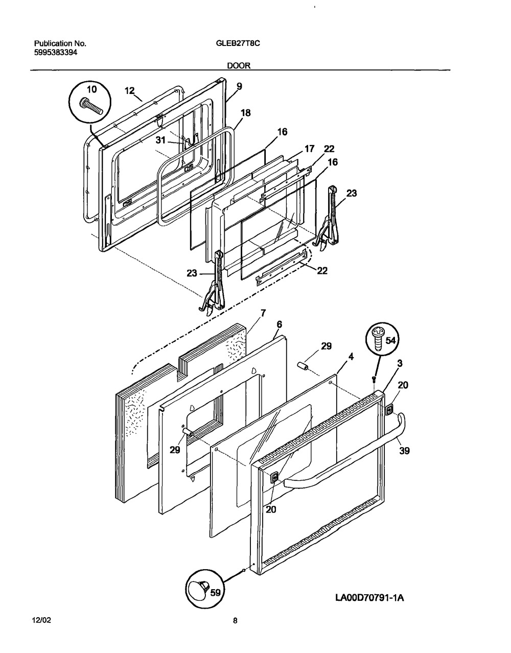 FRONT DOOR GLASS (318051616)