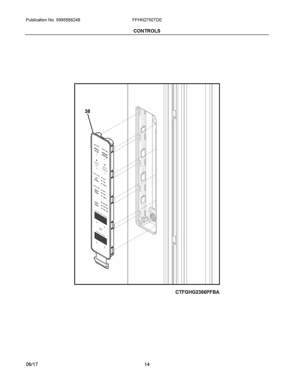 USER INTERFACE,ASSEMBLY,BLACK (5304512333)