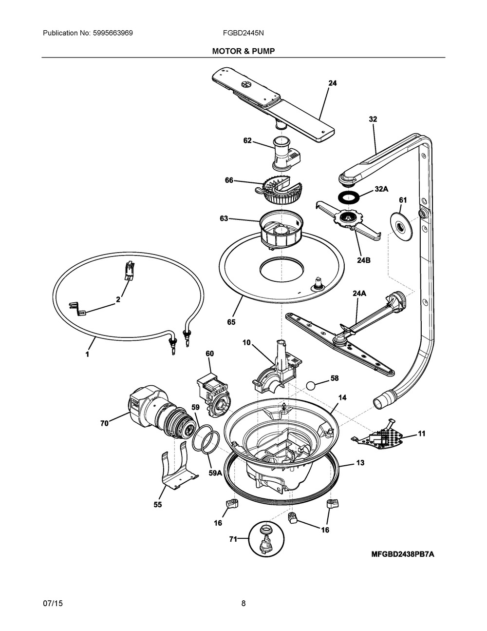 5304502919 : 5304502919 SUMP ASSEMBLY