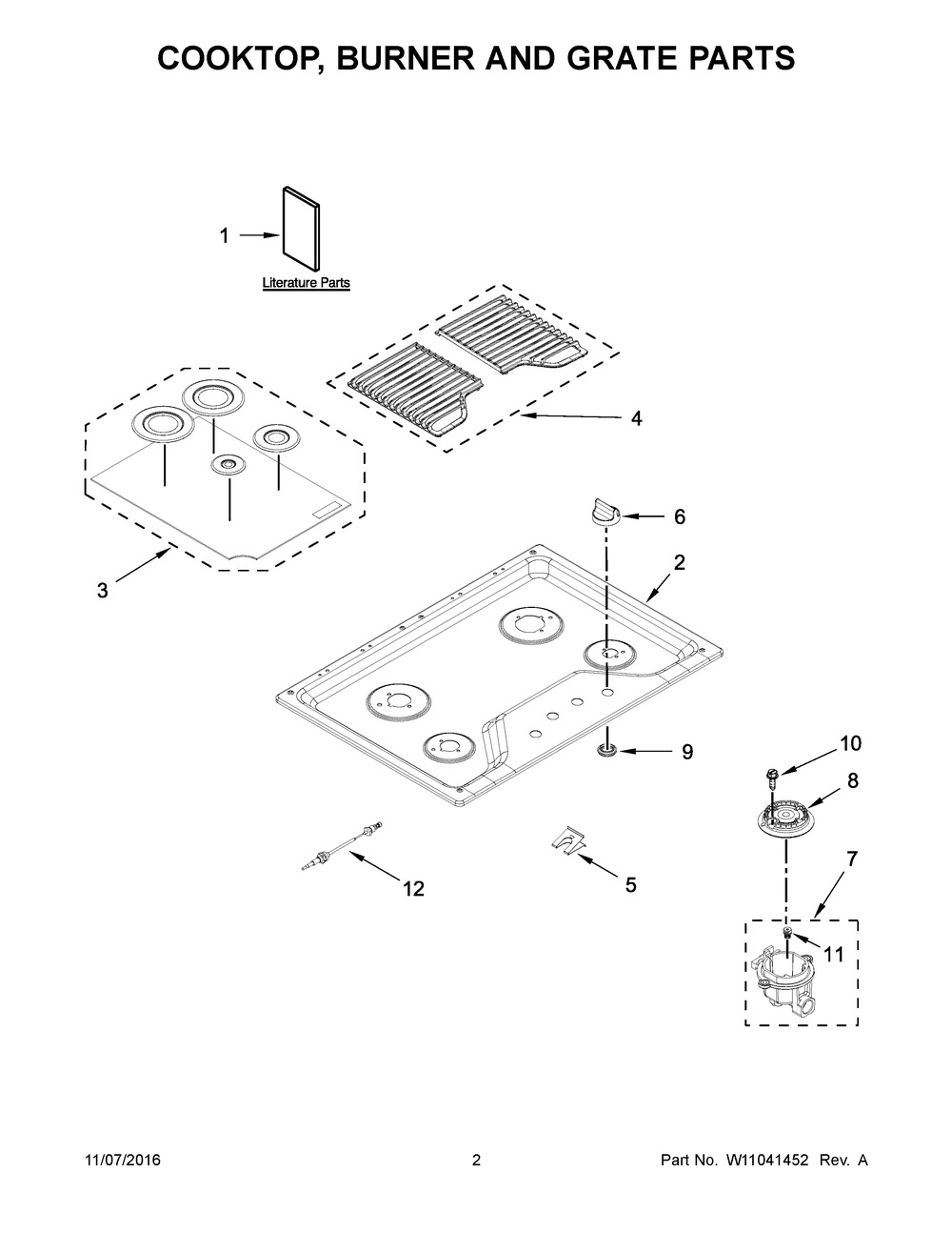 W11043329 : W11043329 COOKTOP