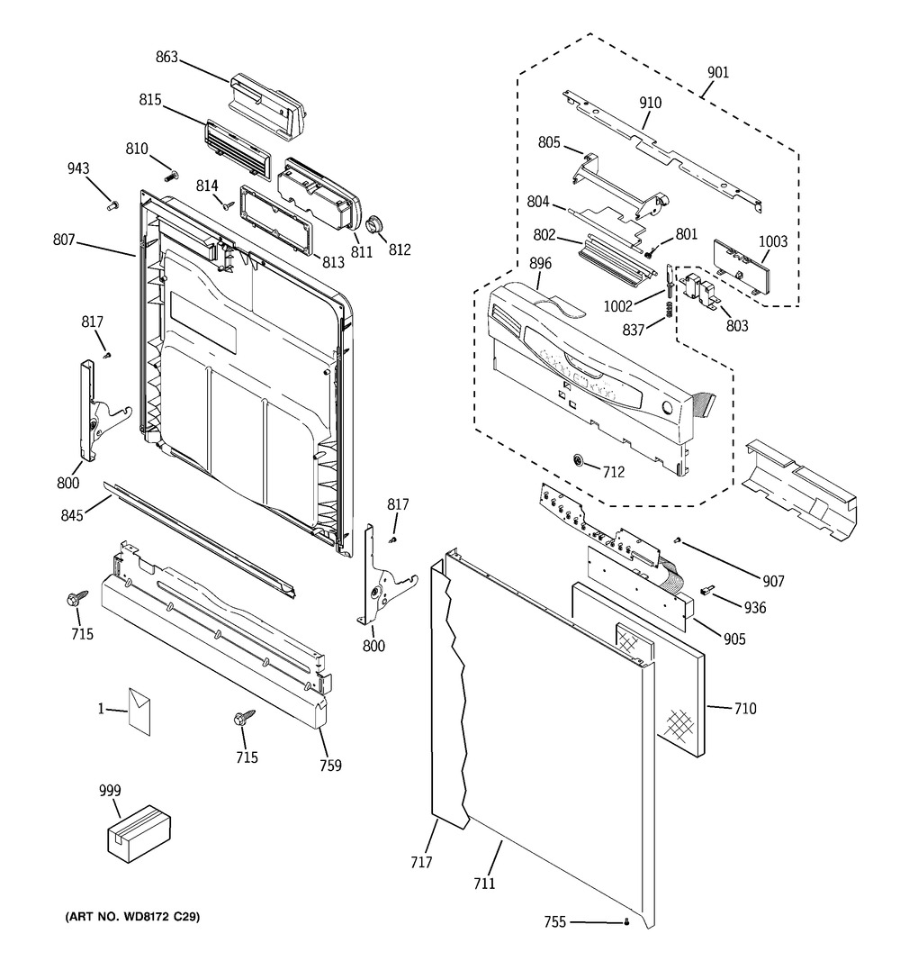 ESCUTCHEON ASM PS BB            (WG04L01646)